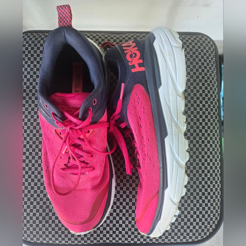 Hoka Pink and‎ Navy Blue Women's Sneakers